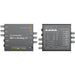Blackmagic Design Mini Converter Audio to SDI 4K, a professional-grade converter that embeds analog or AES/EBU audio into 4K SDI video signals, supporting both SD and HD video formats. Ideal for high-quality audio integration in 4K broadcast and production workflows.