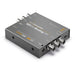 Blackmagic Design Mini Converter Audio to SDI 4K, a professional-grade converter that embeds analog or AES/EBU audio into 4K SDI video signals, supporting both SD and HD video formats. Ideal for high-quality audio integration in 4K broadcast and production workflows.