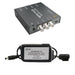 Blackmagic Design Mini Converter SDI to Audio, a professional converter that extracts audio from SDI video signals and outputs it as balanced analog or AES/EBU digital audio. Ideal for integrating audio into video production workflows.