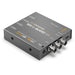 Blackmagic Design Mini Converter SDI to Audio 4K, a professional-grade converter that extracts audio from 4K SDI video signals and outputs it as balanced analog or AES/EBU digital audio. Ideal for high-quality audio extraction and integration in 4K broadcast and production workflows.