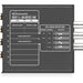 Blackmagic Design Mini Converter SDI to Audio 4K, a professional-grade converter that extracts audio from 4K SDI video signals and outputs it as balanced analog or AES/EBU digital audio. Ideal for high-quality audio extraction and integration in 4K broadcast and production workflows.