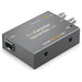 Blackmagic Design Optical Fiber 12G-SDI Mini Converter, a professional-grade converter that allows the transmission of 12G-SDI video signals over optical fiber for long-distance transmission. Supports high-definition and 4K video formats, making it ideal for broadcast and production environments.