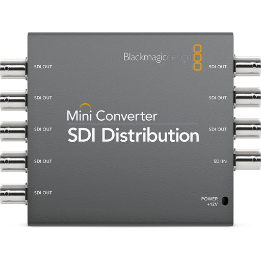 Blackmagic Design Mini Converter SDI to Analog, a professional-grade converter that converts SDI video signals into analog composite or component video, while also extracting and converting embedded SDI audio to balanced or unbalanced analog audio. Ideal for integrating SDI video into analog workflows.