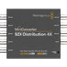 Blackmagic Design Mini Converter SDI to Analog 4K, a professional converter that transforms 12G-SDI signals into analog composite and component video, while also extracting and converting embedded SDI audio to balanced or unbalanced analog audio. Supports 4K video resolutions up to 2160p60 for high-quality broadcast and production workflows.