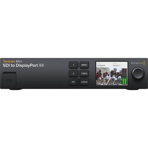 SDI to DisplayPort adapter, designed for converting high-definition digital video signals from SDI sources to DisplayPort-compatible displays, ensuring seamless video output in professional production environments.