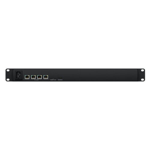 Blackmagic Cloud Dock 4 (DWCLDB/DOCK04) – High-performance network storage with 4 x 10G Ethernet ports, supports 2.5-inch disks, cloud syncing, and real-time monitoring.