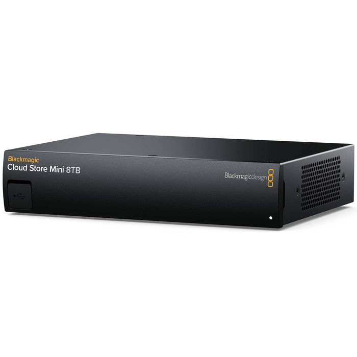 Blackmagic Cloud Pod (DWCLDECLDMINI08) – USB-C disk hosting with 10G Ethernet, cloud synchronization, real-time monitoring, and portable design for professional use.