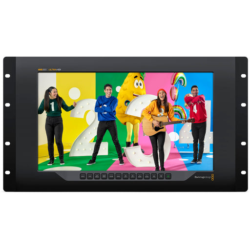 HDL-SMTV4K12G3 professional 4K monitor with 12G-SDI interface, designed for high-definition video applications.