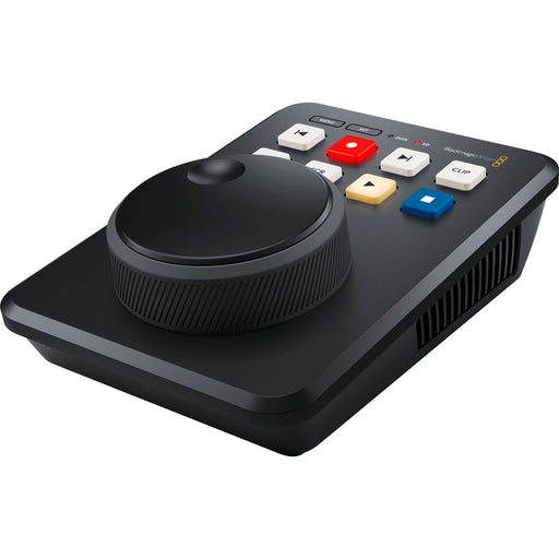 Blackmagic HyperDeck Shuttle HD with HDMI input/output, SD card and USB-C storage, ProRes/DNxHD recording, and built-in teleprompter functionality.