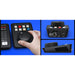 Blackmagic HyperDeck Shuttle HD with HDMI input/output, SD card and USB-C storage, ProRes/DNxHD recording, and built-in teleprompter functionality.