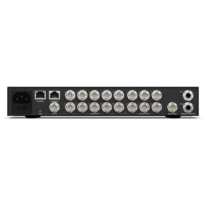 SWATEMSCN22ME14K live production switcher with 4K support, advanced video mixing, and professional broadcast capabilities for high-quality live event production.