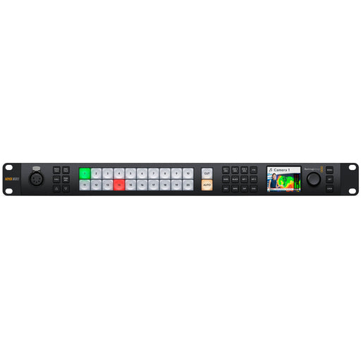 SWATEMSCN22ME24K live production switcher with 4K support, featuring 24 inputs, advanced video mixing capabilities, and professional broadcast features for high-quality live event production.