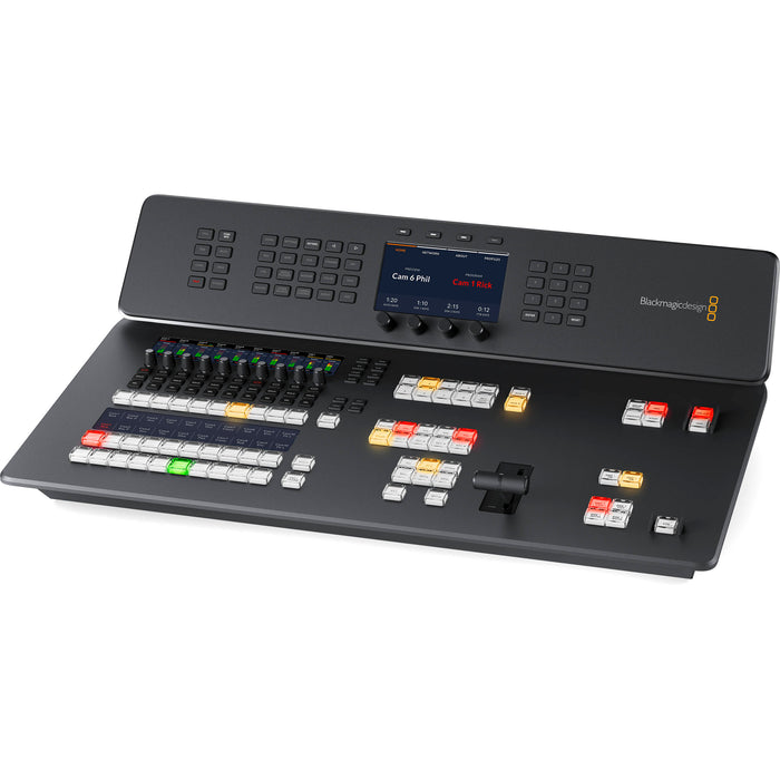 SWATEMTVSTCHD08ISO - A versatile live production switcher with 8 SDI inputs and outputs, built-in media players, advanced keying features, and ISO recording capabilities for professional broadcasting and live streaming.