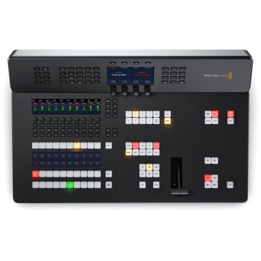 SWATEMTVSTCHD08ISO - A versatile live production switcher with 8 SDI inputs and outputs, built-in media players, advanced keying features, and ISO recording capabilities for professional broadcasting and live streaming.