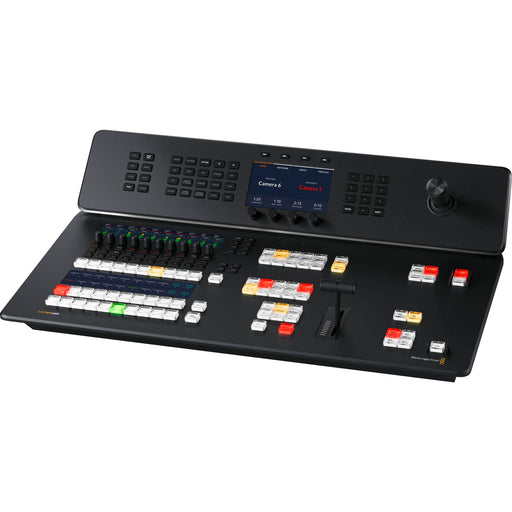 SWATEMTVSTCK4K8 - A professional 4K live production switcher with 8 SDI inputs, advanced keying options, built-in media players, and 4K output support, designed for high-quality live broadcasting and streaming.