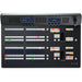 Blackmagic Design ATEM 2 M/E Advanced Panel 20 (SWPANELADV2ME20) is a professional broadcast control panel for live production. It features two M/E rows with 20 programmable input buttons per row, customizable LCD labeling, dedicated keyer controls, a 3-axis joystick for DVE control, and a T-bar fader for transitions. The panel includes multiple Ethernet ports with PoE support, dual power inputs, and a compact, durable design for rack-mounted use.