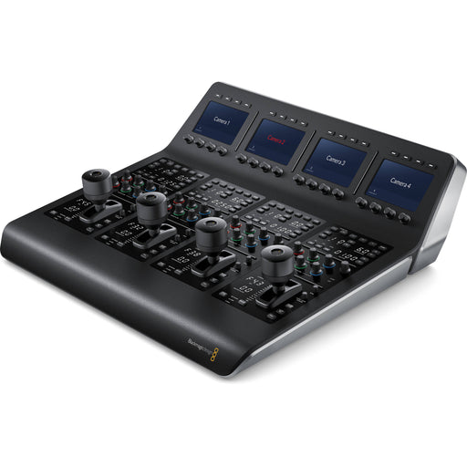 The SWPANELCCU4 Camera Control Unit allows remote management of up to 4 cameras, controlling settings like iris, focus, white balance, and gain. It features an intuitive interface, LCD displays for real-time monitoring, and network connectivity for IP-based control. Ideal for live broadcasts, it supports multi-camera setups with preset memory, tally light integration, and advanced color correction.