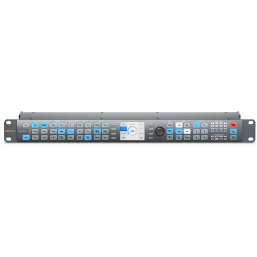 Blackmagic Design Teranex AV is a professional broadcast converter with 12G-SDI, 6G-SDI, and HDMI 2.0a connectivity. It supports up to 16 channels of SDI audio, analog audio, and optical fiber. With 10-bit processing, it’s ideal for live and studio broadcasts, featuring an easy-to-use control panel and remote control options.