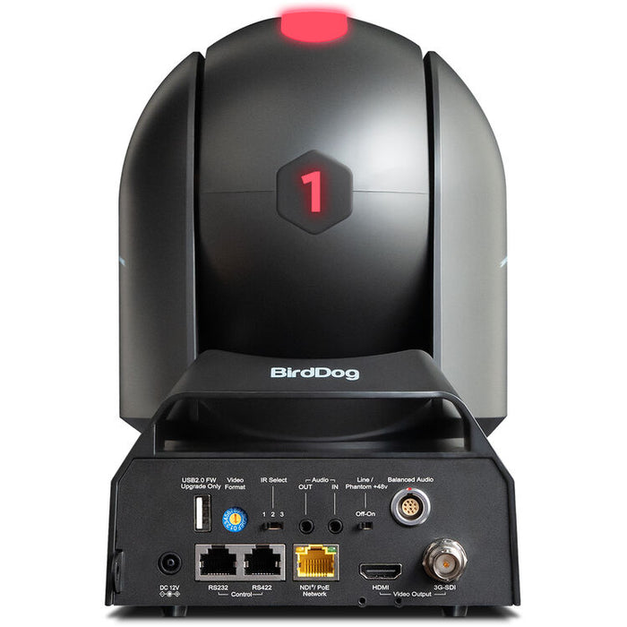 BirdDog P240 40X Full NDI PTZ Camera in Black with HDMI and 3G-SDI outputs