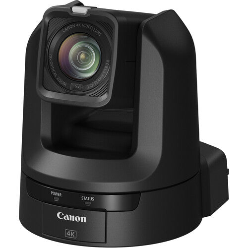 Canon CR-N300 PTZ Camera in Black – 4K UHD resolution, 20x optical zoom, advanced autofocus, and IP streaming for professional video production.