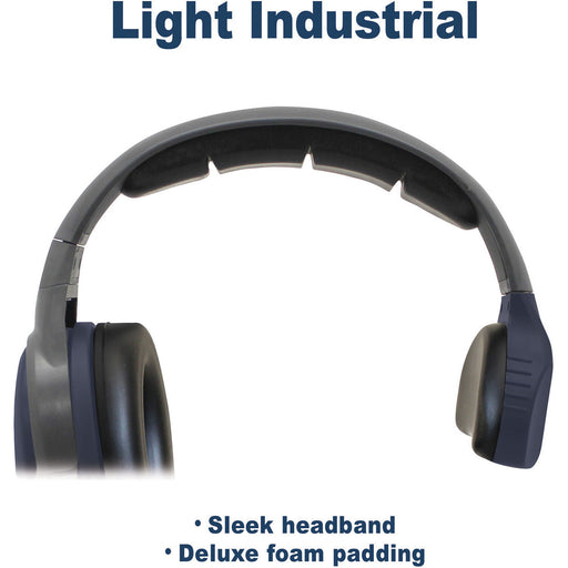 Eartec EVADE EVXSR single-ear wireless remote headset with built-in transceiver, adjustable boom mic, and light-industrial design.