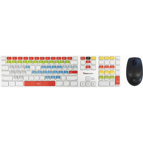 Livestream LS-HD550-4K Production Switcher – 4K UHD Video Switcher for Live Streaming and Professional Broadcasts. Keyboard and mouse
