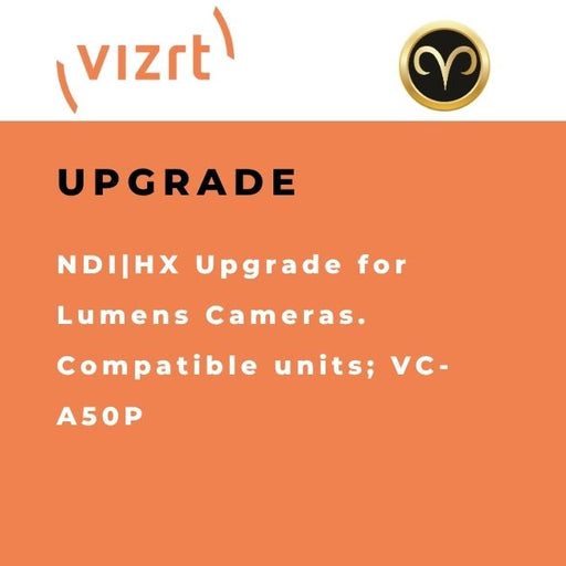NDI|HX upgrade license for Lumens PTZ cameras by Vizrt