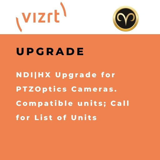 NDI|HX Upgrade License for PTZOptics Cameras by Vizrt
