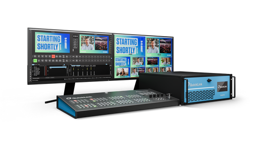 QuickLink StudioPro-16 remote production studio with 16-channel 4K support