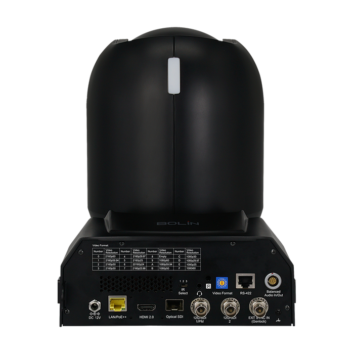 Bolin R9-418N NDI High Bandwidth 4K PTZ Camera with 18x Optical Zoom