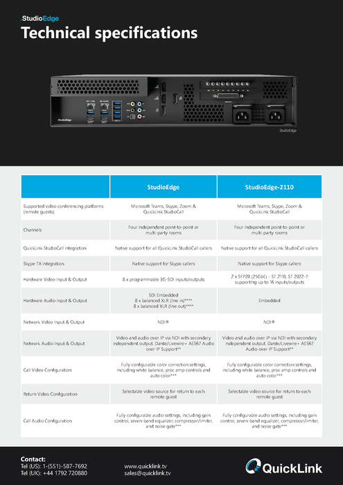 Quicklink StudioEdge-2110