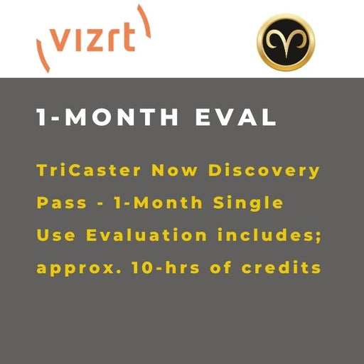 Vizrt TriCaster Now Discovery Pass TCNDP virtual production solution