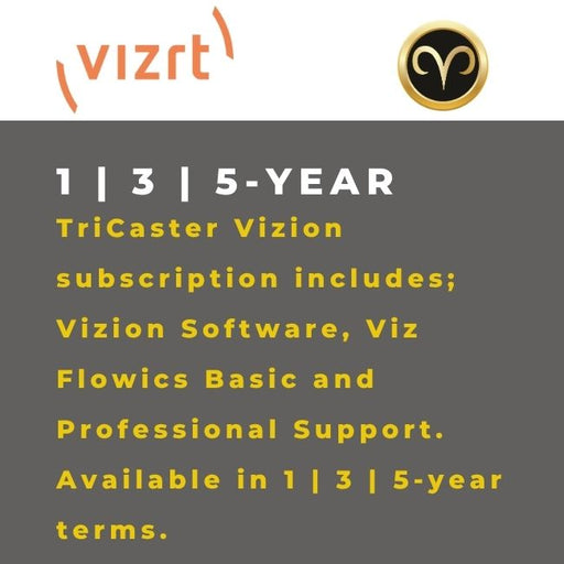 Vizrt TC Vizion Subscription interface for broadcast automation and live production