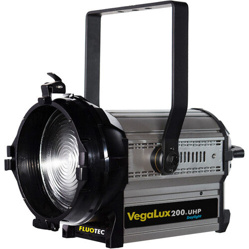 Fluotec VegaLux 200 UHP Motorized Zoom Daylight 8-inch Fresnel professional lighting fixture