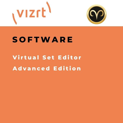 Vizrt Virtual Set Editor Advanced Edition interface with advanced virtual studio tools