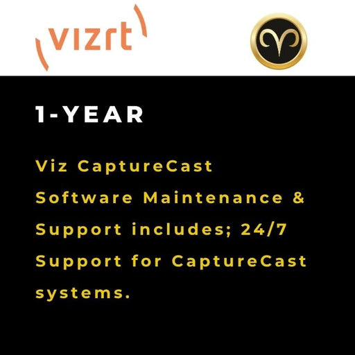 Vizrt Viz CaptureCast Maintenance & Support (CC-MAS) service package