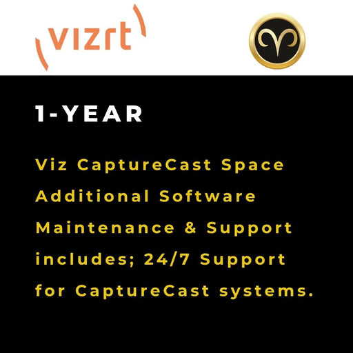 Vizrt Viz CaptureCast CC-SMAS Space Maintenance and Support Service