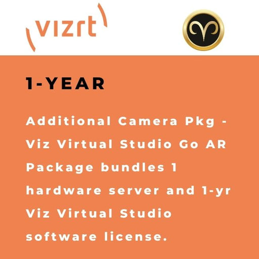 Vizrt Viz Virtual Studio Go AR Additional Camera Package VVSGPANAY1