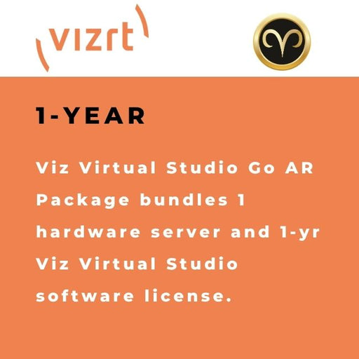 Vizrt Viz Virtual Studio Go AR Package with real-time augmented reality production tools