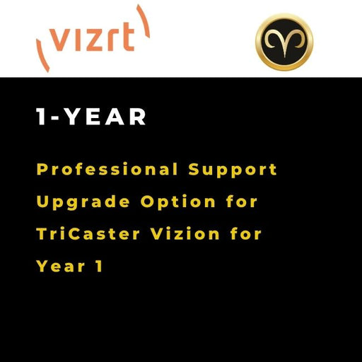 Vizrt TC Vizion 1st Year Professional Support Upgrade Package