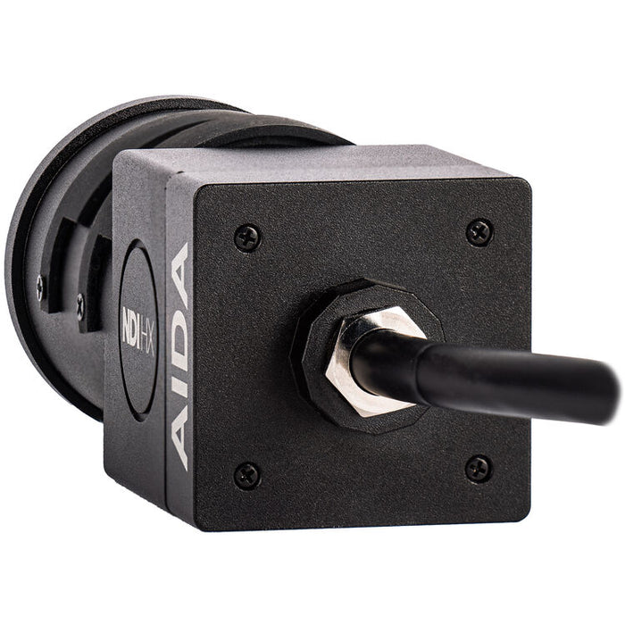 AIDA Imaging HD-NDI-TF Full HD weatherproof POV camera with 5-50mm varifocal lens for broadcast and live production