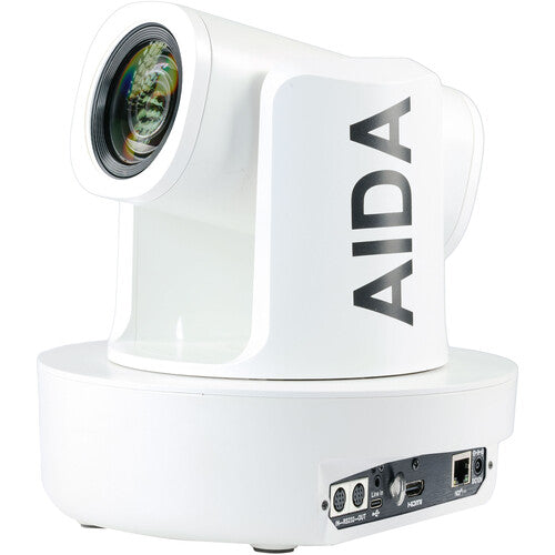 AIDA Imaging PTZ4K-NDI-X12W 4K NDI HX PTZ Conference Camera with 12x Optical Zoom in White