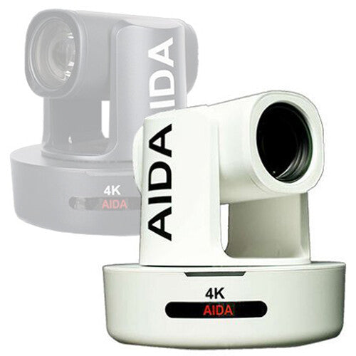 AIDA Imaging PTZ4K-NDI-X30W 4K NDI HX IP and HDMI PTZ camera with 30x optical zoom in white