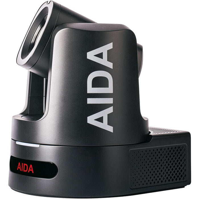 AIDA Imaging PTZ4K12G-FNDI-X30B 4K NDI HX3 12G-SDI SFP+ auto-tracking PTZ camera with 30x optical zoom in black