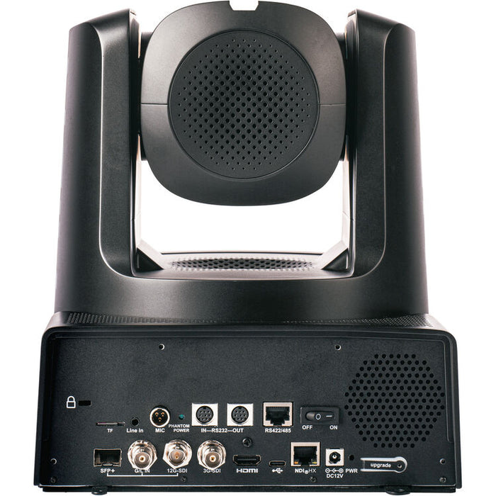 AIDA Imaging PTZ4K12G-FNDI-X30B 4K NDI HX3 12G-SDI SFP+ auto-tracking PTZ camera with 30x optical zoom in black