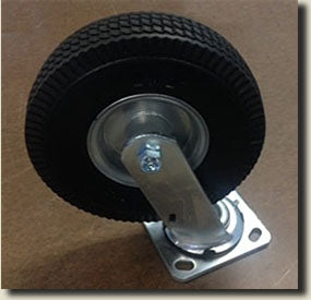 Turf tires for the TC2GO AirPack I and AirPack II Production Travel Roadcases.