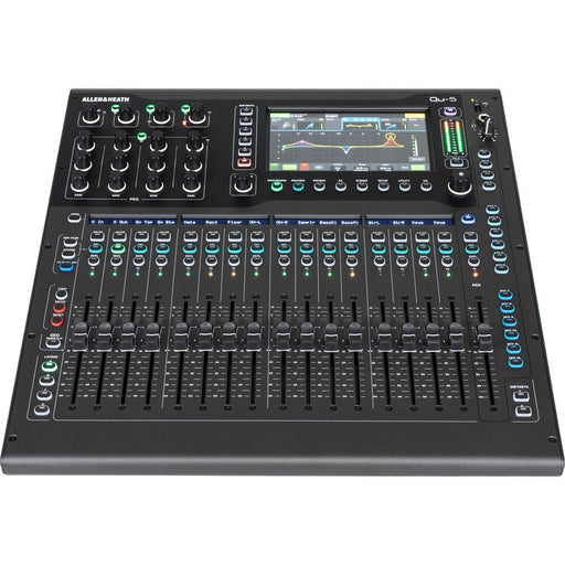 Allen & Heath Qu-5 38-input 96kHz digital mixer with 17 motorized faders and 7-inch touchscreen
