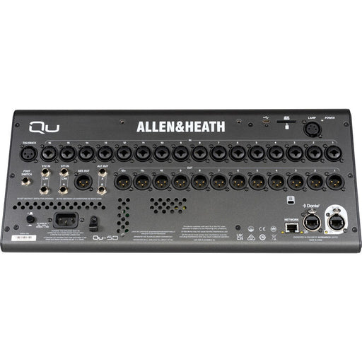 Allen & Heath Qu-5D 38-input digital mixer with 17 motorized faders, touchscreen and Dante networking
