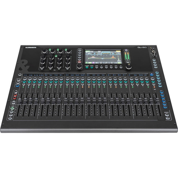 Allen & Heath Qu-6D digital mixer with 38 inputs, 25 motorized faders, 7-inch touchscreen and Dante networking