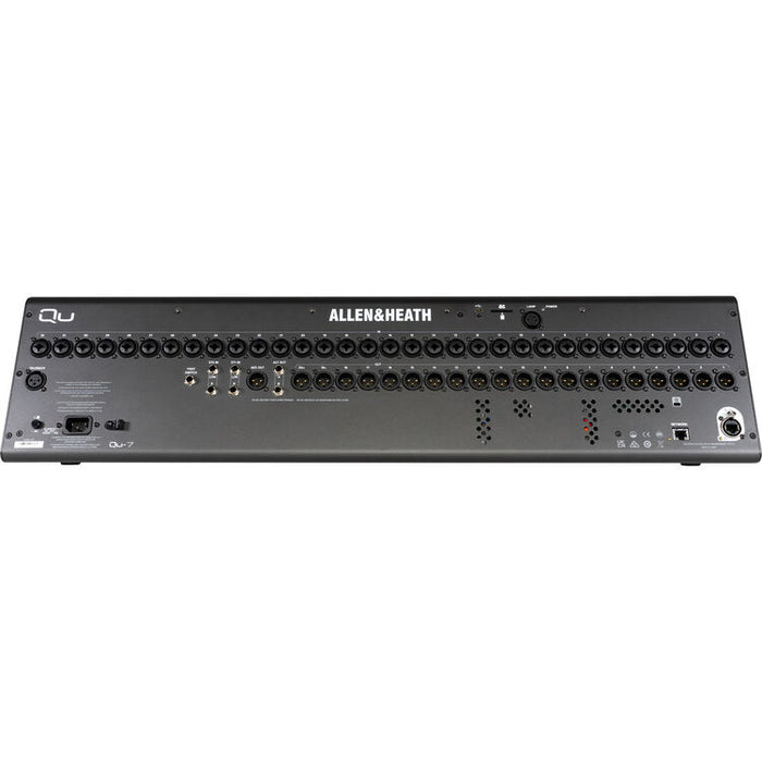 Allen & Heath Qu-7 38-input digital mixer with 34 motorized faders and 7-inch touchscreen
